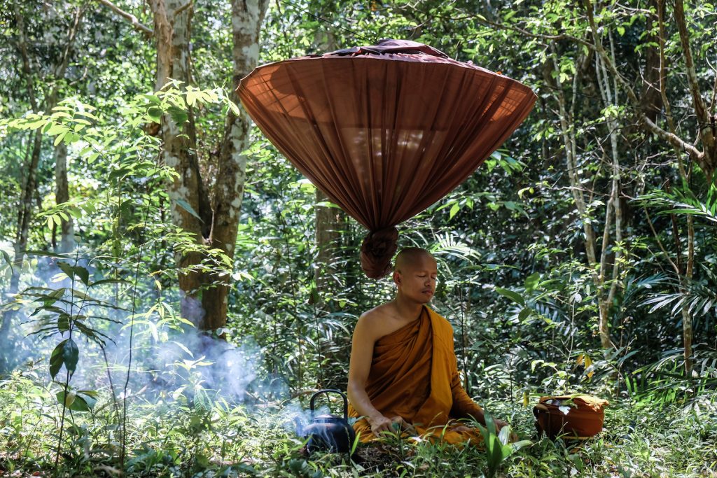 A monk with his PakKlod