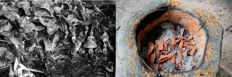 Example of amulets found buried in Gru